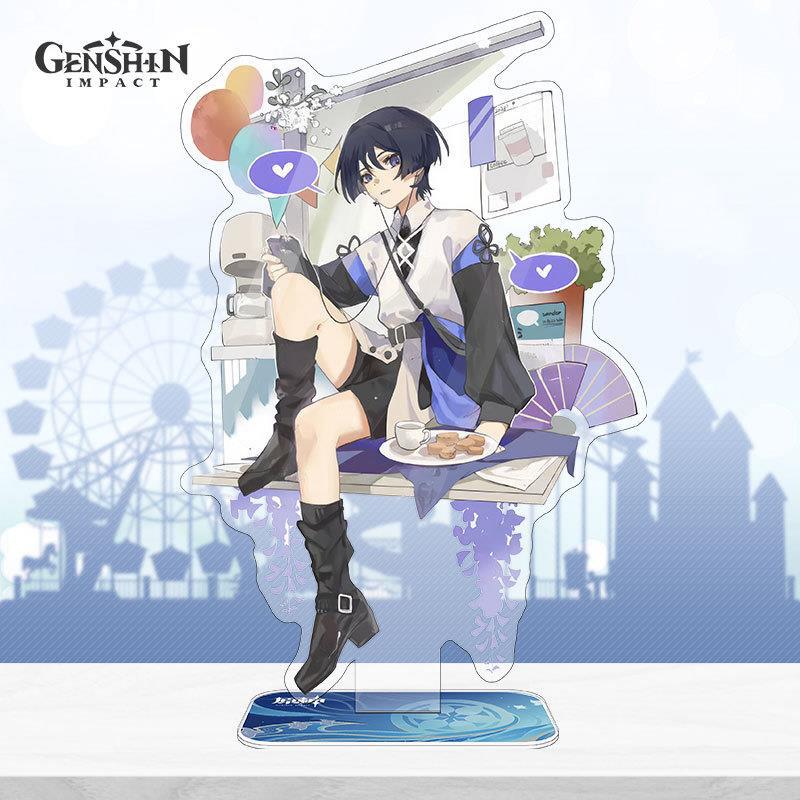 Genshin Amusement Park Theme Acrylic Stand Figure - Pyro Boy - Image 3