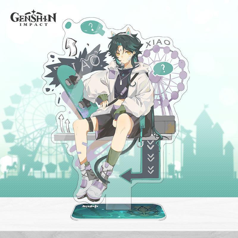 Genshin Amusement Park Theme Acrylic Stand Figure - Pyro Boy - Image 4