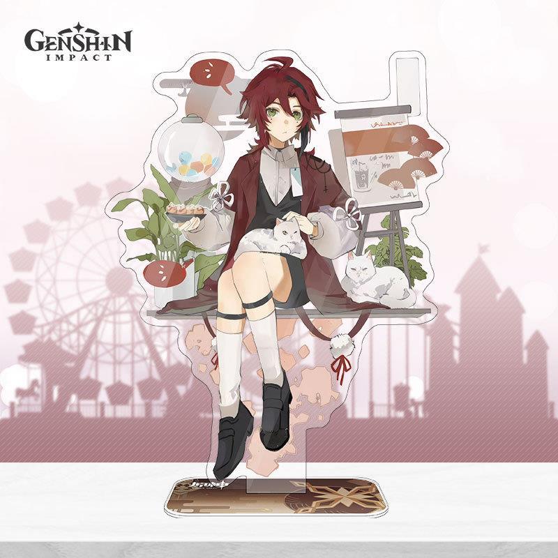 Genshin Amusement Park Theme Acrylic Stand Figure - Pyro Boy - Image 5