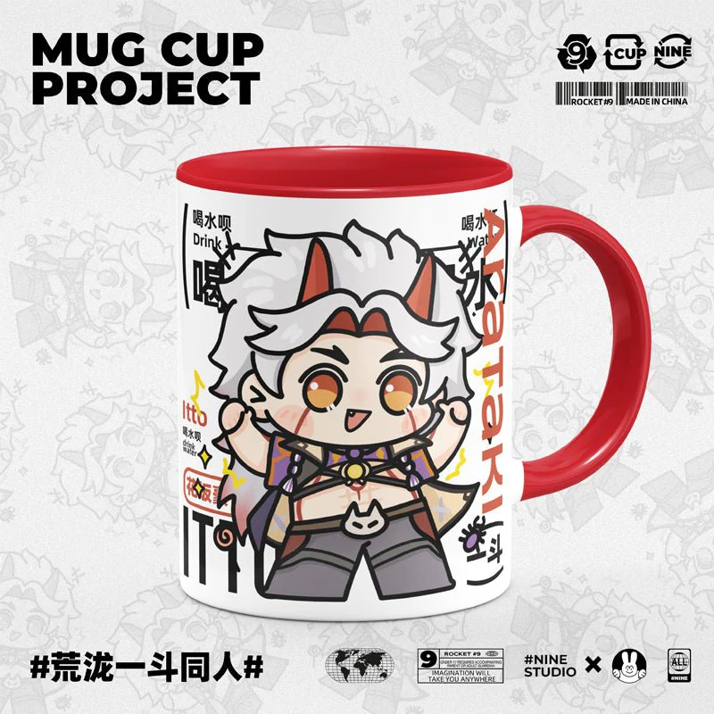 Genshin Impact Comic Style Cute Character Ceramics Mug - Itto