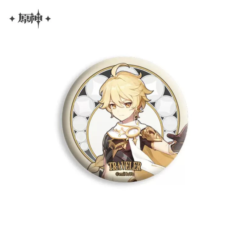 [OFFICIAL] Genshin Impact Badge - Travelers and Paimon - Image 3