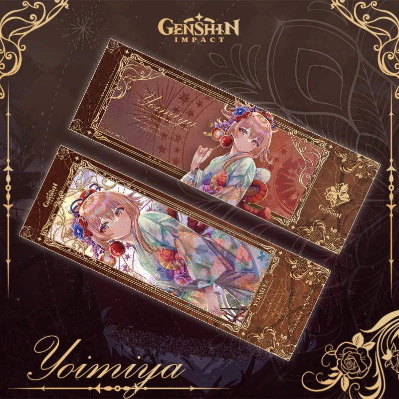 Genshin Laser Double-sided Foil Bookmark - Formal Dress - Image 10