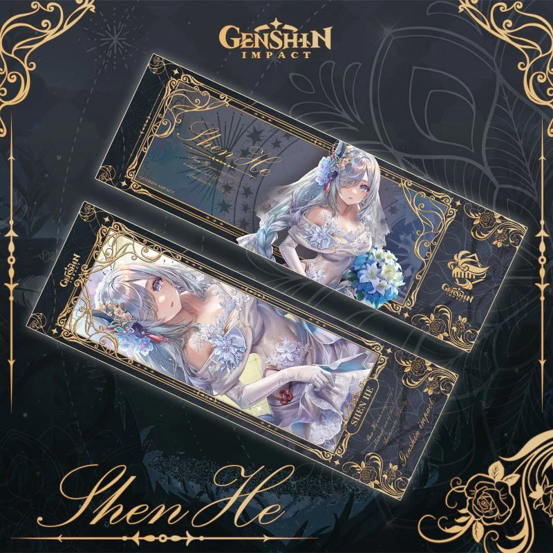 Genshin Laser Double-sided Foil Bookmark - Formal Dress - Image 11