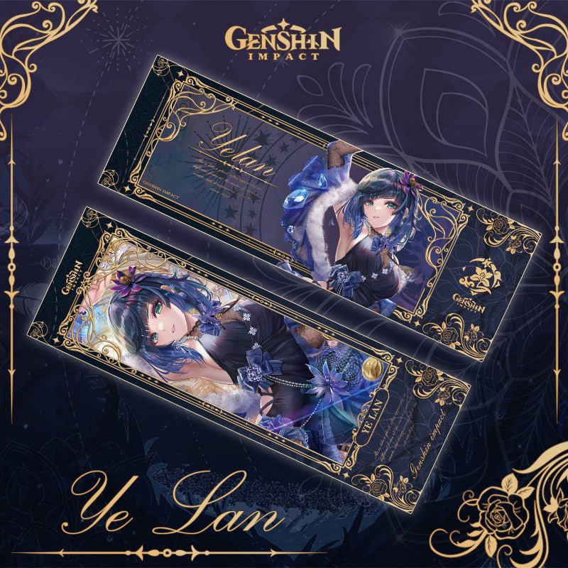 Genshin Laser Double-sided Foil Bookmark - Formal Dress - Image 17