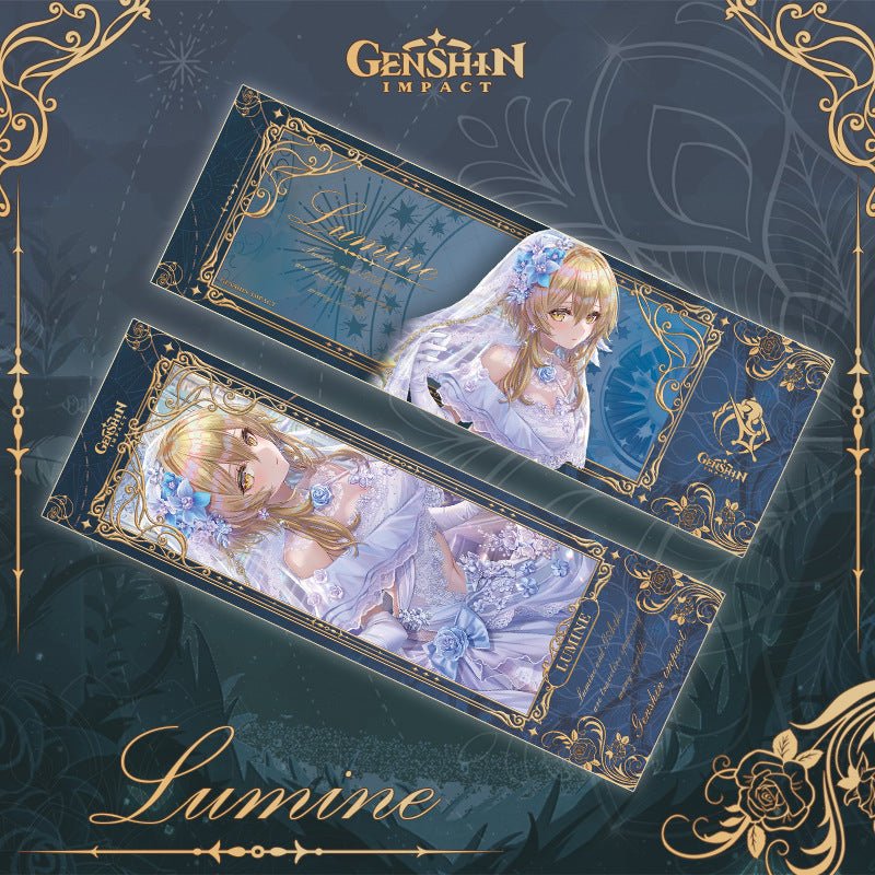 Genshin Laser Double-sided Foil Bookmark - Formal Dress - Image 18