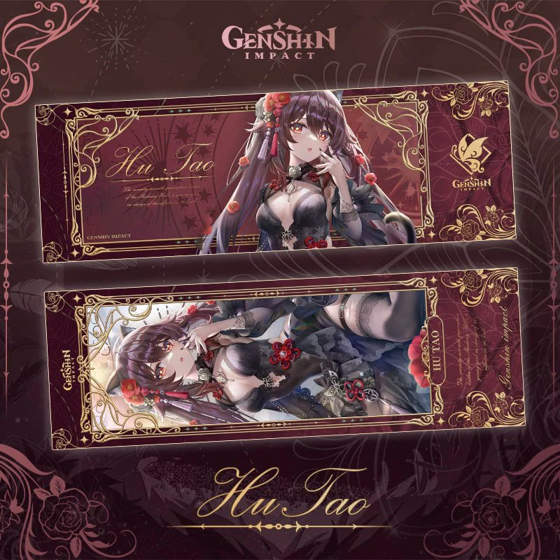 Genshin Laser Double-sided Foil Bookmark - Formal Dress - Image 3