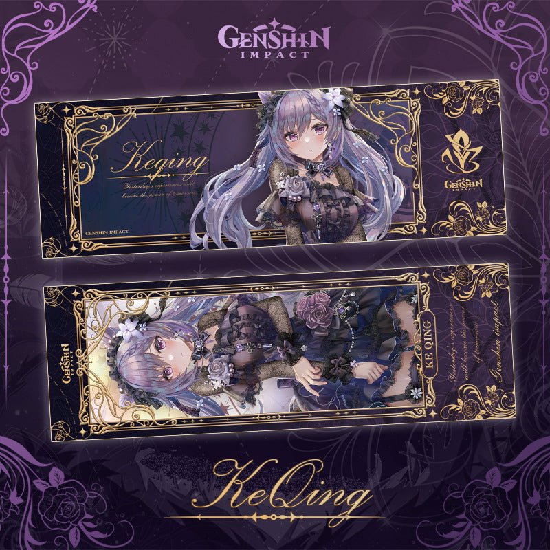Genshin Laser Double-sided Foil Bookmark - Formal Dress - Image 4