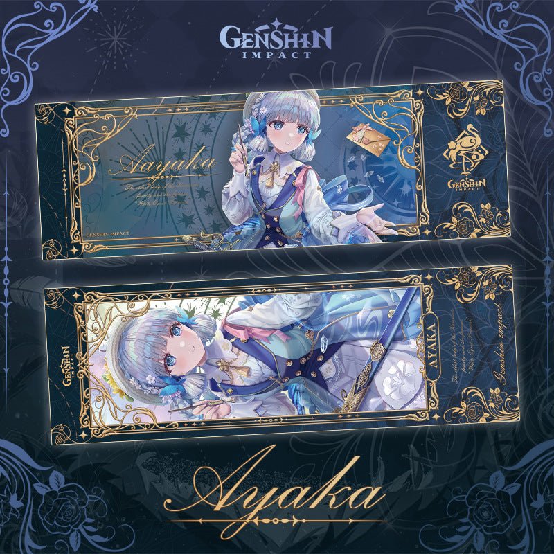 Genshin Laser Double-sided Foil Bookmark - Formal Dress - Image 8