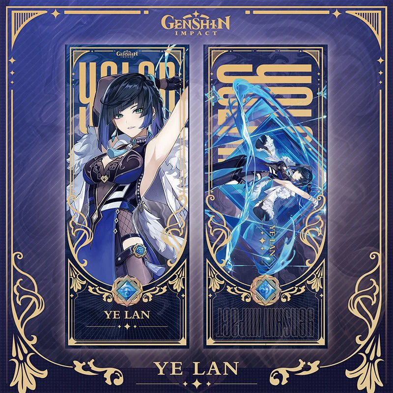 Genshin Laser Double-sided Foil Bookmark - Image 15