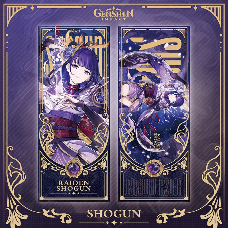Genshin Laser Double-sided Foil Bookmark - Image 20