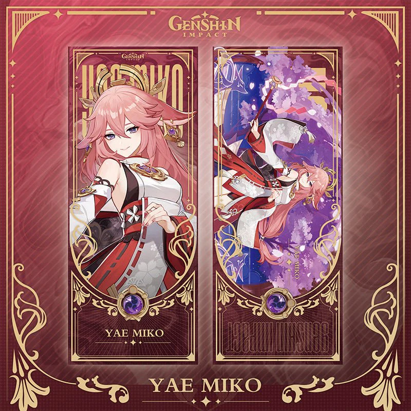 Genshin Laser Double-sided Foil Bookmark - Image 21