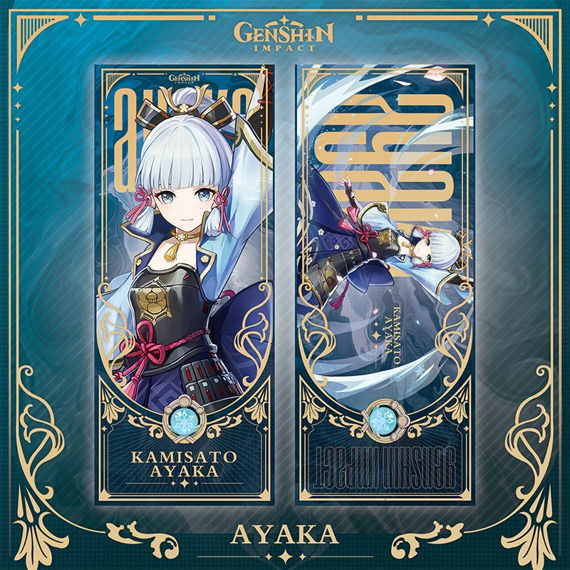 Genshin Laser Double-sided Foil Bookmark - Image 22