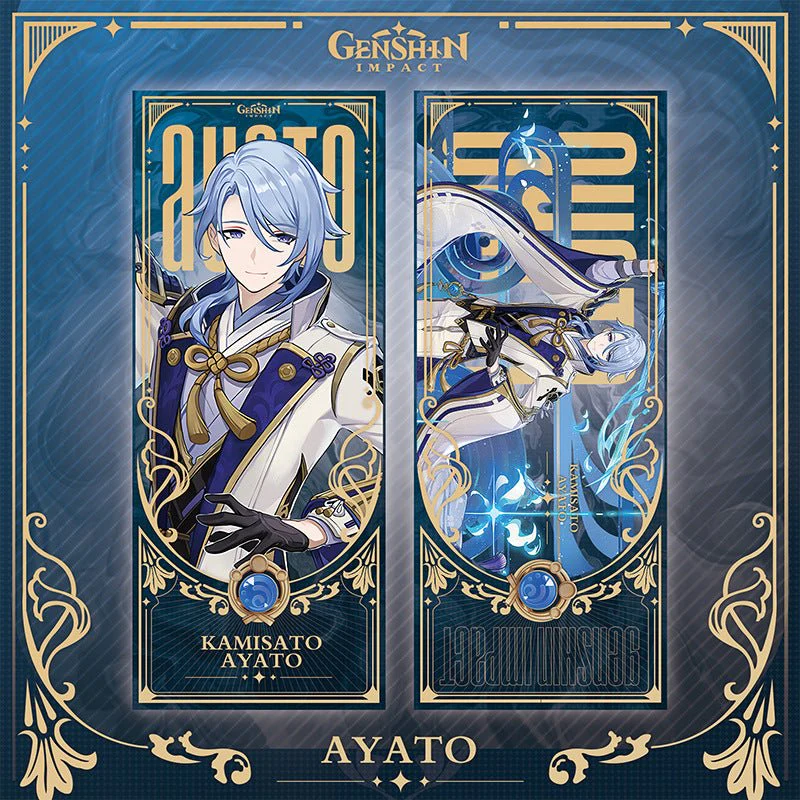 Genshin Laser Double-sided Foil Bookmark - Image 24