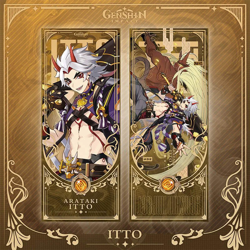 Genshin Laser Double-sided Foil Bookmark - Image 25