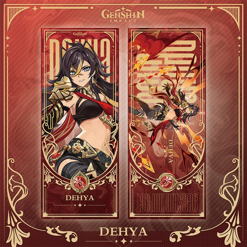 Genshin Laser Double-sided Foil Bookmark - Image 31