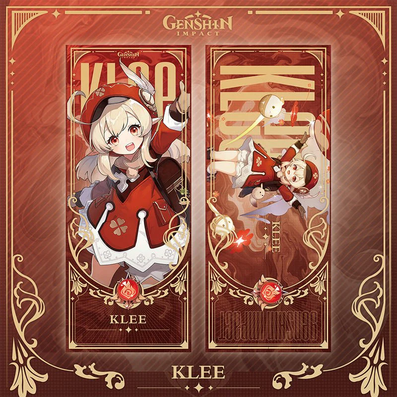 Genshin Laser Double-sided Foil Bookmark - Image 5