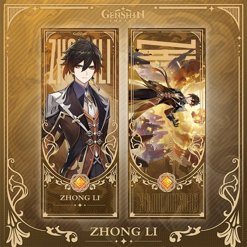 Genshin Laser Double-sided Foil Bookmark - Image 9