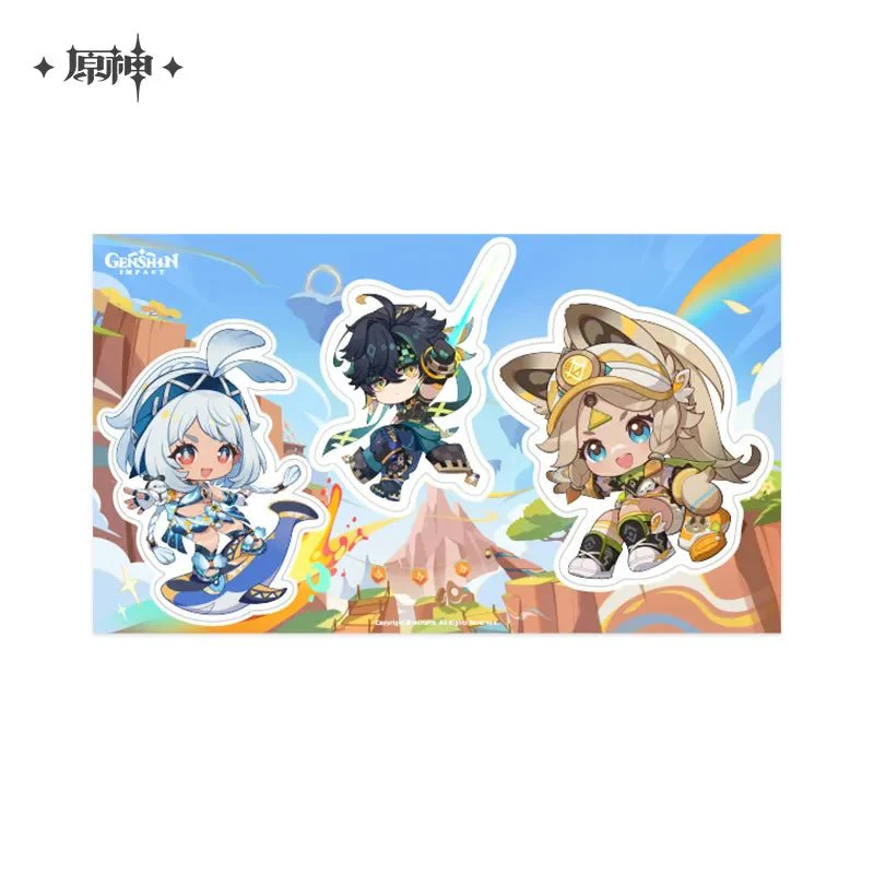 [OFFICIAL] Blaze To Natlan Series Character Cute Badge, Pendant, Note Pad, Acrylic Ornament and Refrigerator Magnet - Image 15
