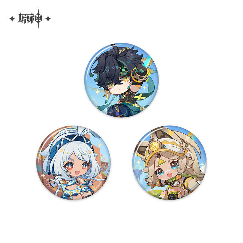 [OFFICIAL] Blaze To Natlan Series Character Cute Badge, Pendant, Note Pad, Acrylic Ornament and Refrigerator Magnet - Image 2