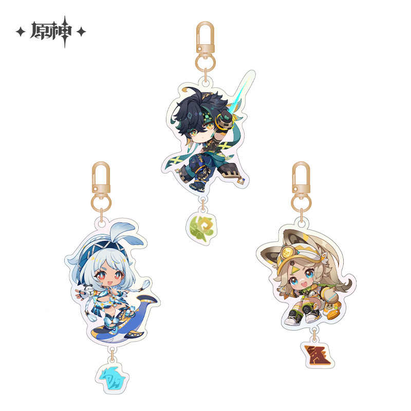 [OFFICIAL] Blaze To Natlan Series Character Cute Badge, Pendant, Note Pad, Acrylic Ornament and Refrigerator Magnet - Image 3