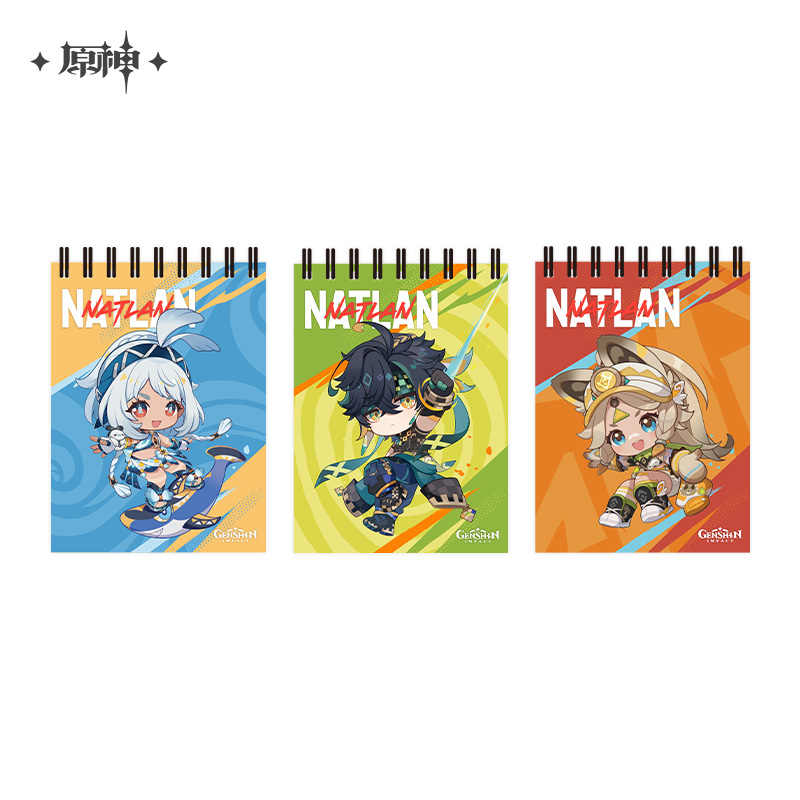 [OFFICIAL] Blaze To Natlan Series Character Cute Badge, Pendant, Note Pad, Acrylic Ornament and Refrigerator Magnet - Image 4