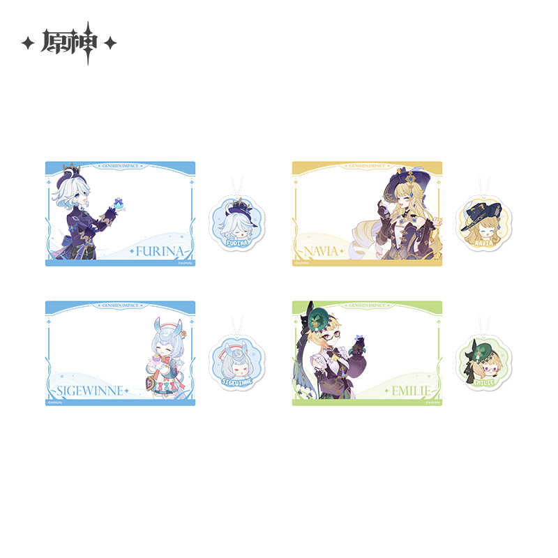 [OFFICIAL] Fragrant Fantasy Series Badge Stand Figure and Photo Card Scented Card Set - Image 2