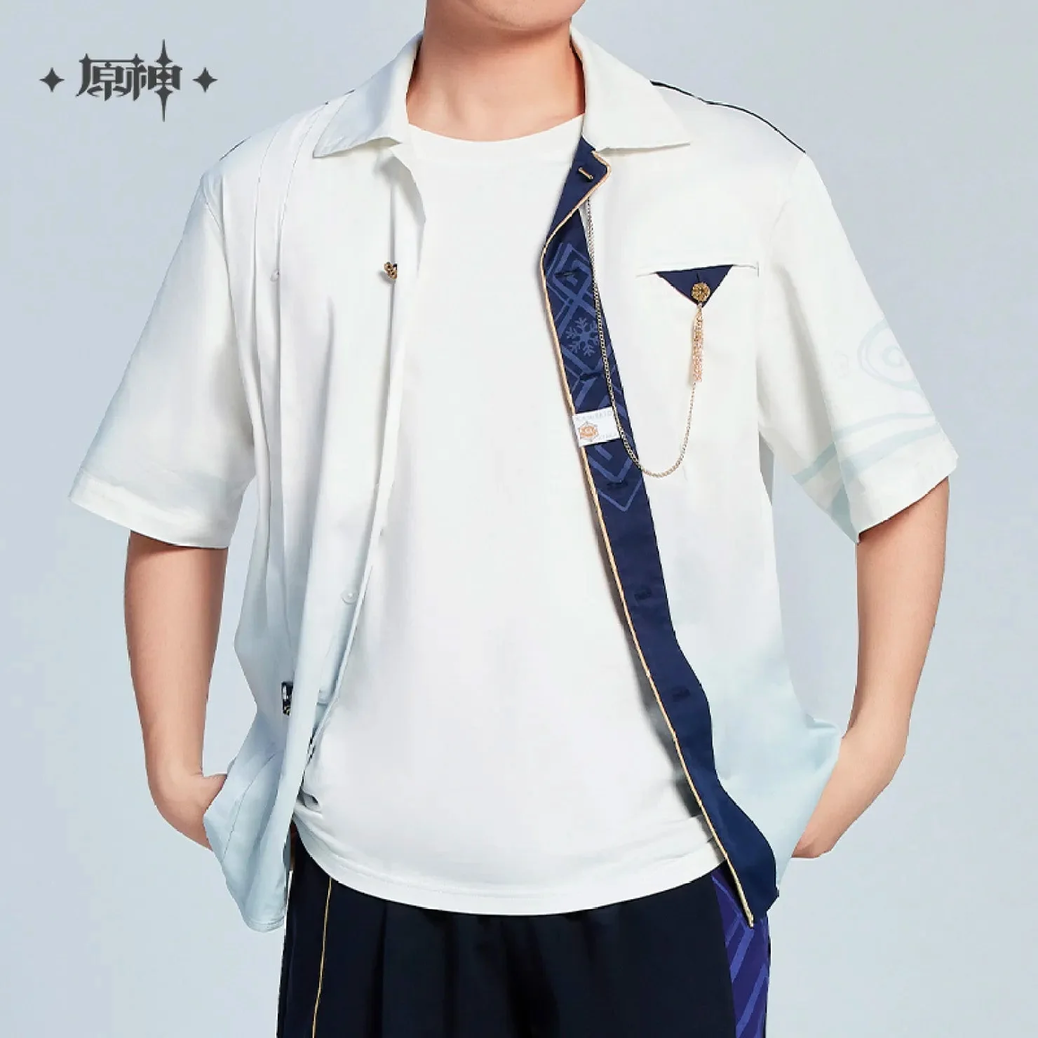 [OFFICIAL] Genshin Ayaka Impression Apparel Series - Short Sleeved Shirt - Image 3