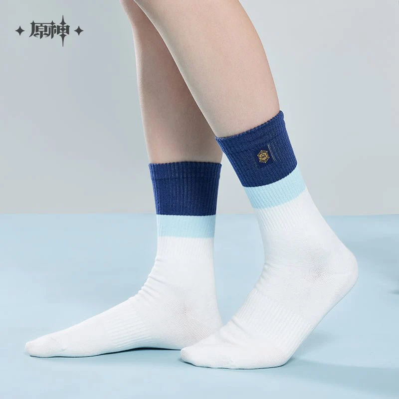 [OFFICIAL] Genshin Ayaka Impression Apparel Series - Socks (3Pairs) - Image 3