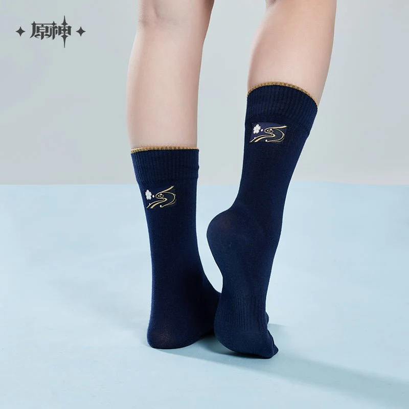 [OFFICIAL] Genshin Ayaka Impression Apparel Series - Socks (3Pairs) - Image 5