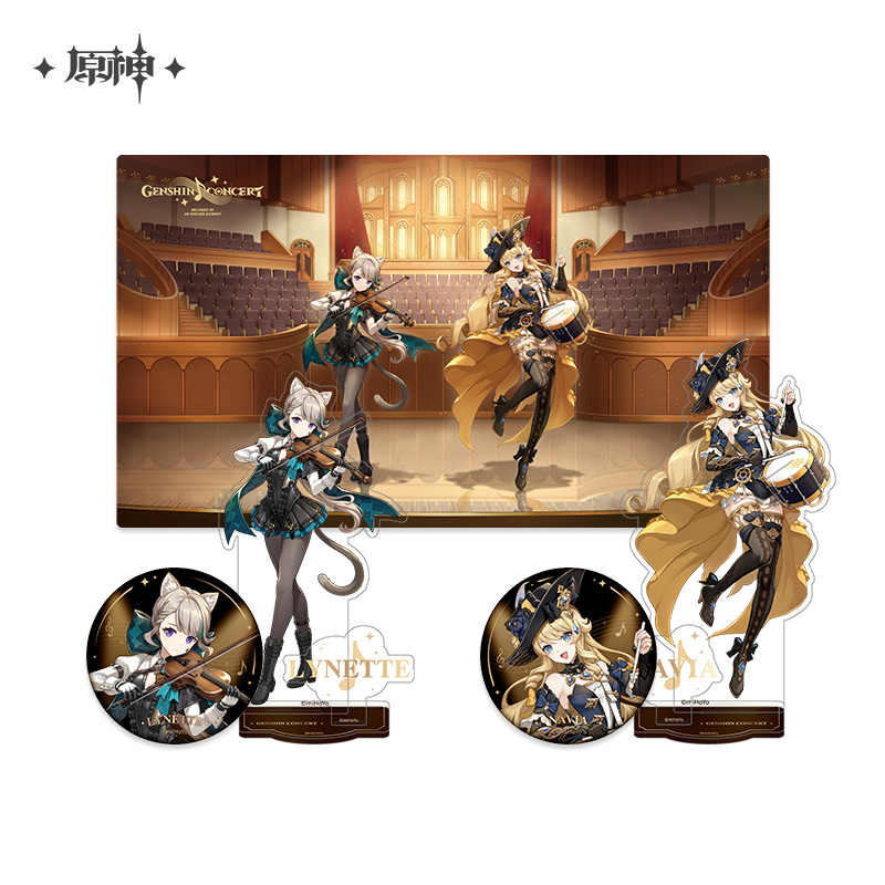 [OFFICIAL] Genshin Concert Endless Sonata Series Badge, Stand Figure and Mousepad