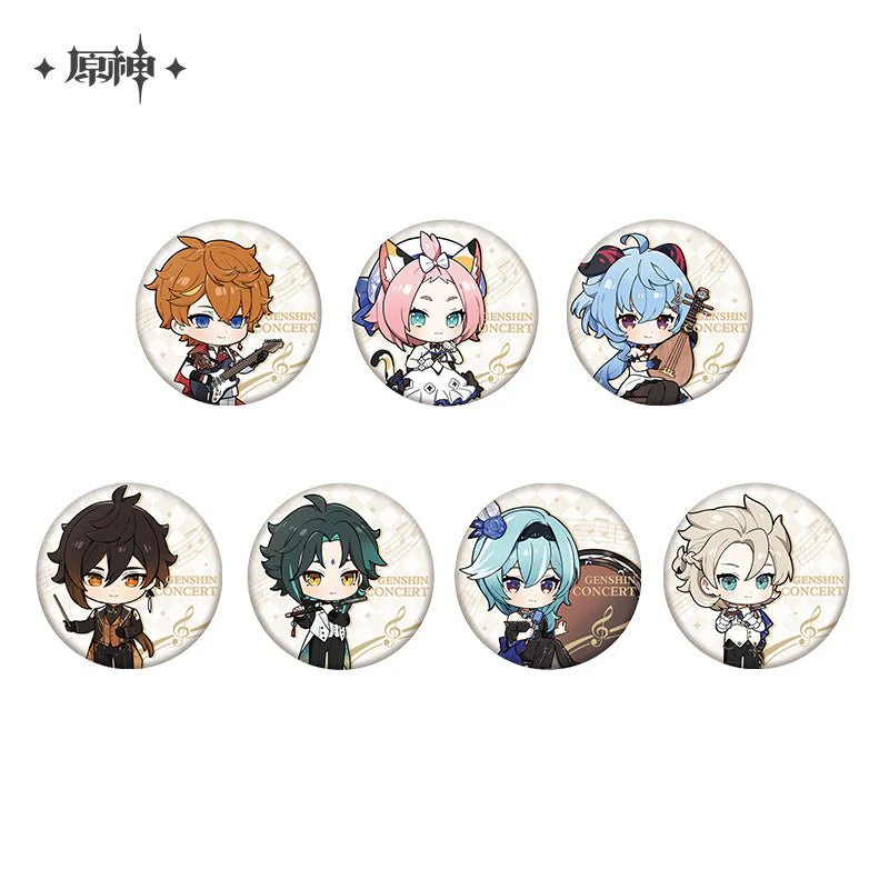 [OFFICIAL] Genshin Concert Series Cute Version Character Badge