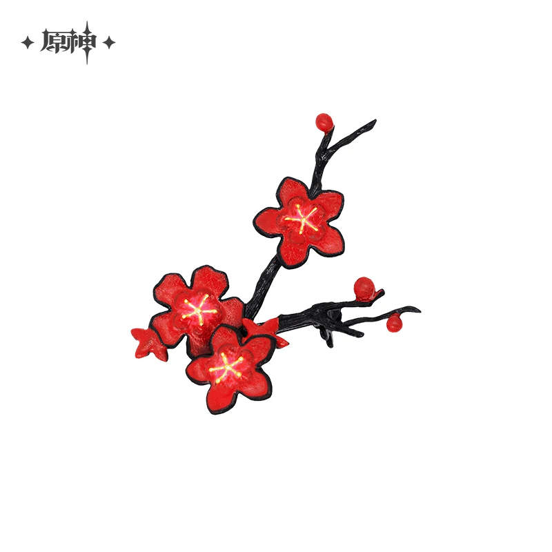 [OFFICIAL] Genshin Hu Tao Impression Apparel Series - Plum Blossom Brooches - Image 6