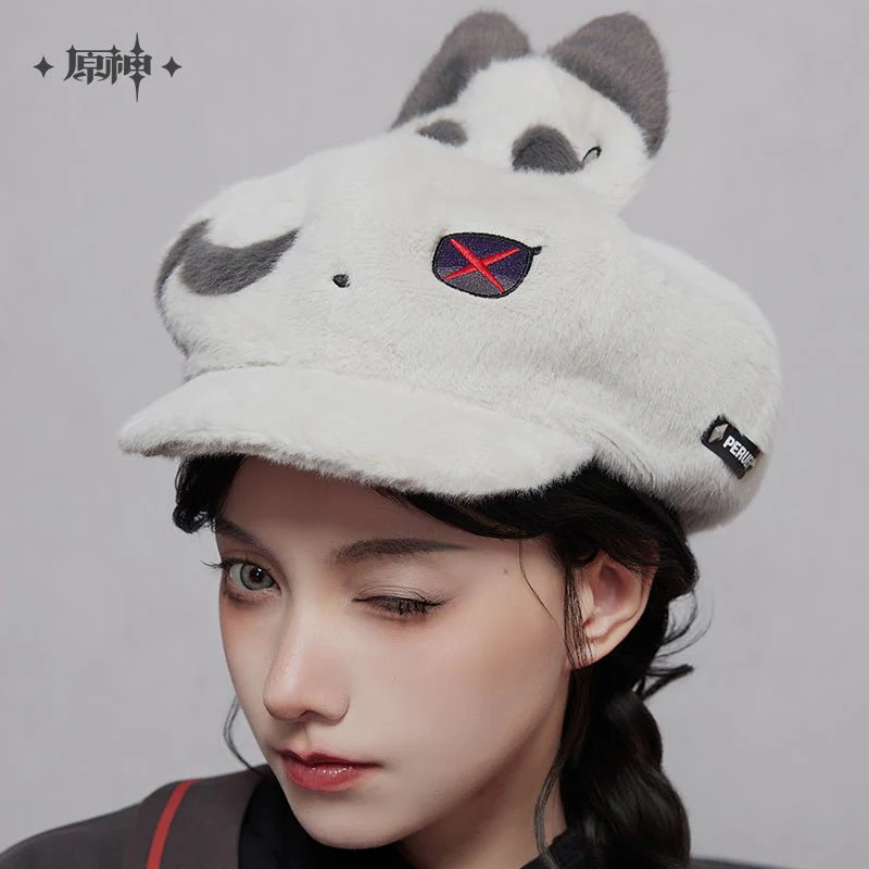 [OFFICIAL] Genshin Impact Arlecchino Impression Accessories - Peruere Furry Beret