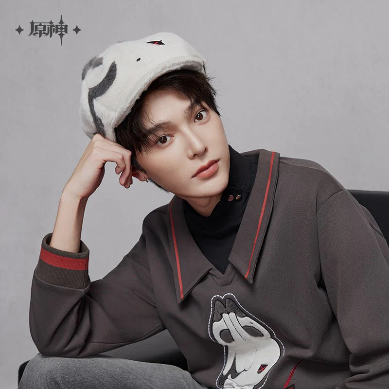 [OFFICIAL] Genshin Impact Arlecchino Impression Accessories - Peruere Furry Beret - Image 5