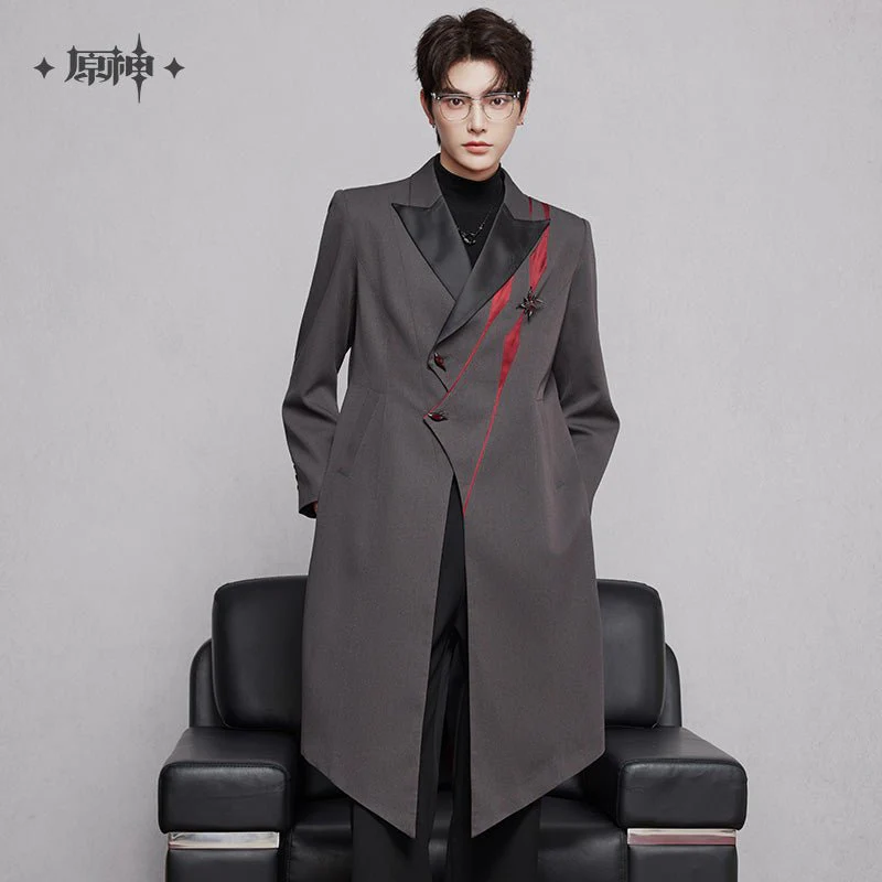 [OFFICIAL] Genshin Impact Arlecchino Impression Clothes - Long Casual Coat - Image 3