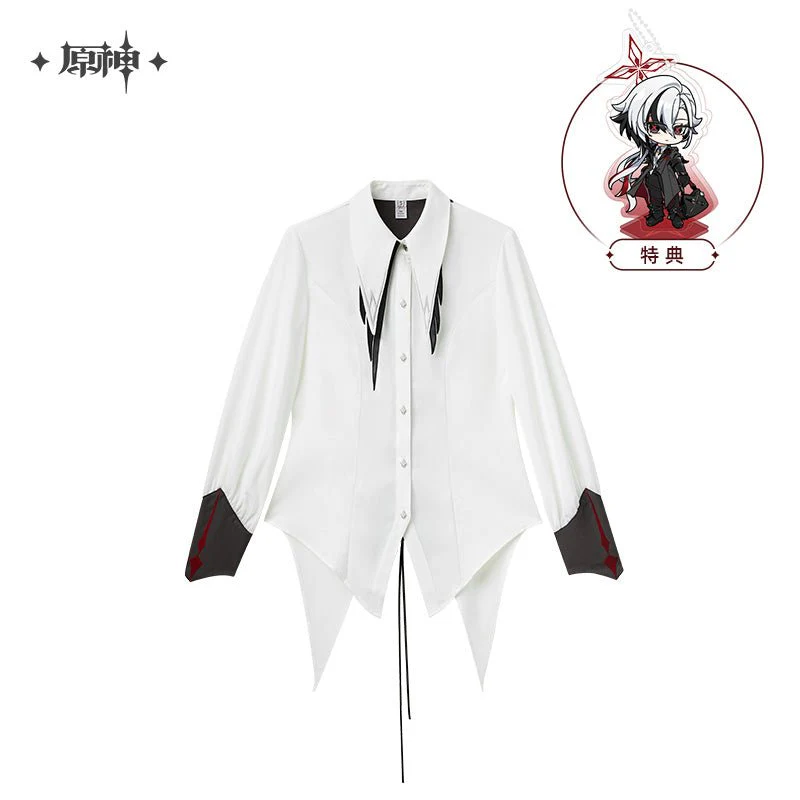 [OFFICIAL] Genshin Impact Arlecchino Impression Clothes - Tie-Waist Shirt - Image 6