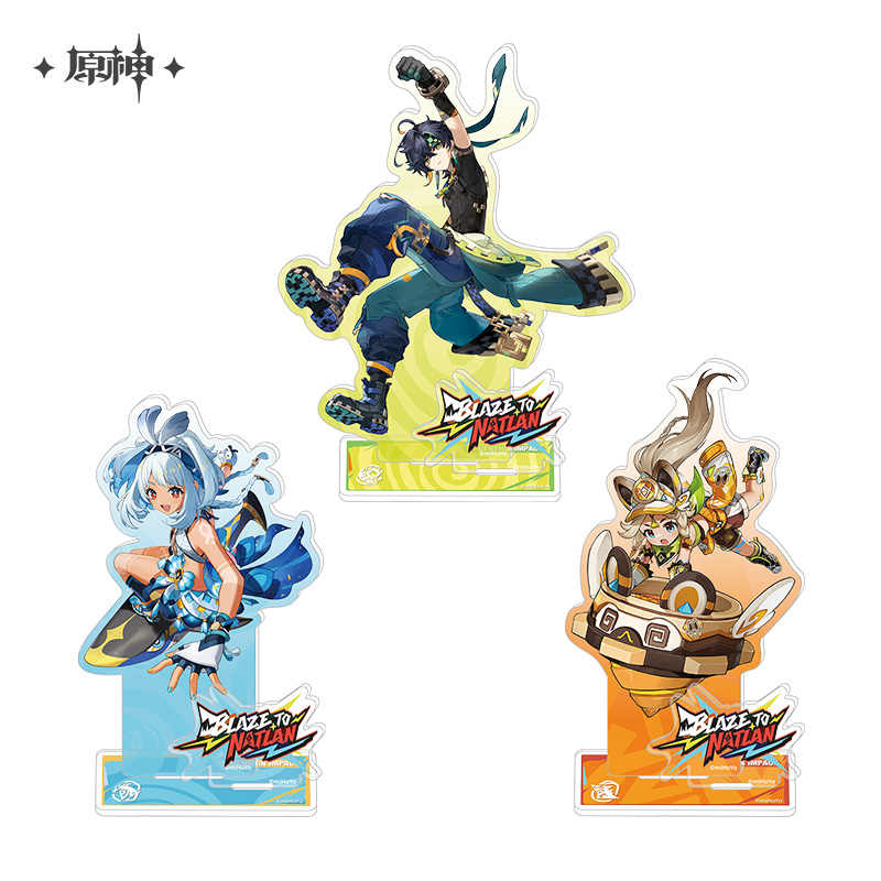 [OFFICIAL] Blaze To Natlan Series Character Badge, Stand Figure, File Folder, Mousepad and Acrylic Ornament - Image 3