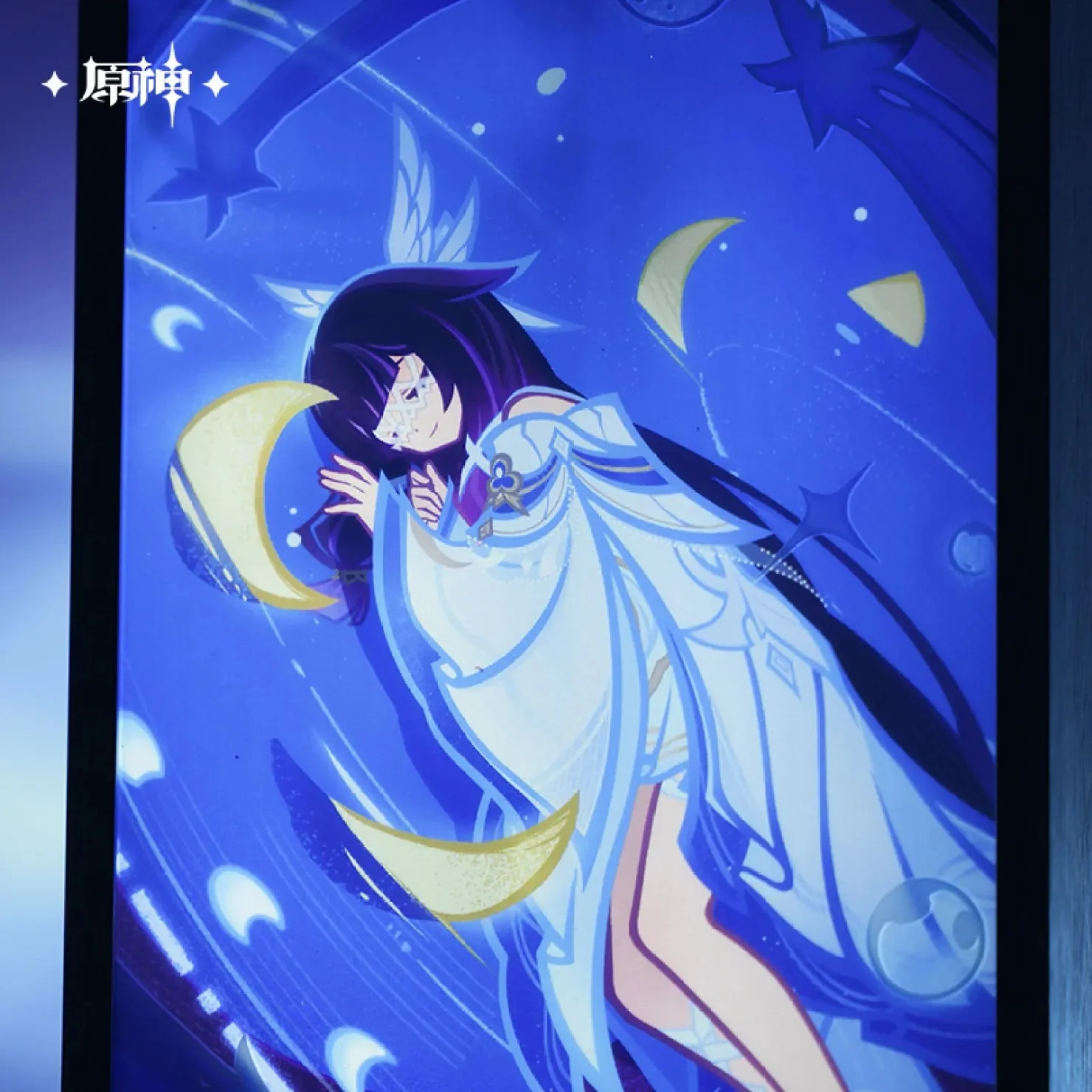 [OFFICIAL] Genshin Impact Columbina Blessing of the New Moon Acrylic Light Painting - Image 4