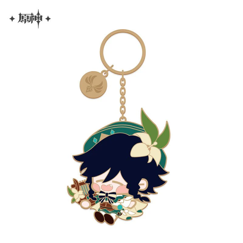 [OFFICIAL] Genshin Impact Cute Character Metal Keychain - Image 3