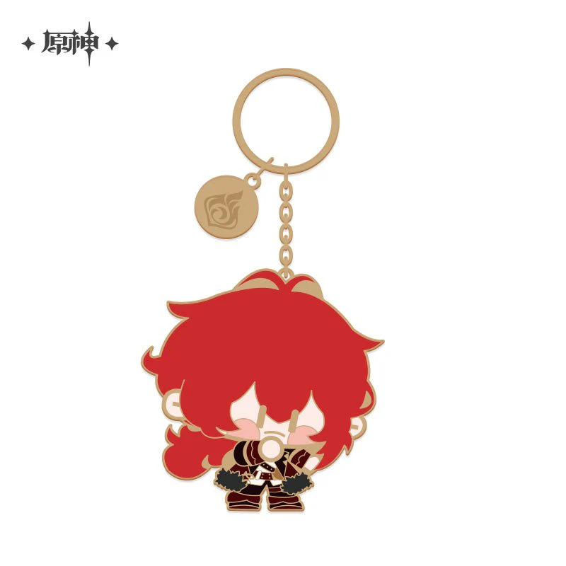 [OFFICIAL] Genshin Impact Cute Character Metal Keychain - Image 4