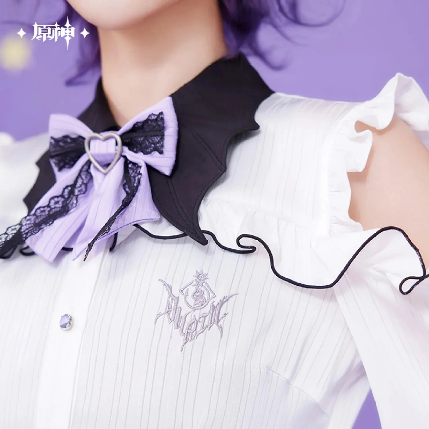 [OFFICIAL] Genshin Impact Durin Impression Series Clothes - Long-sleeved Off-shoulder Shirt - Image 4
