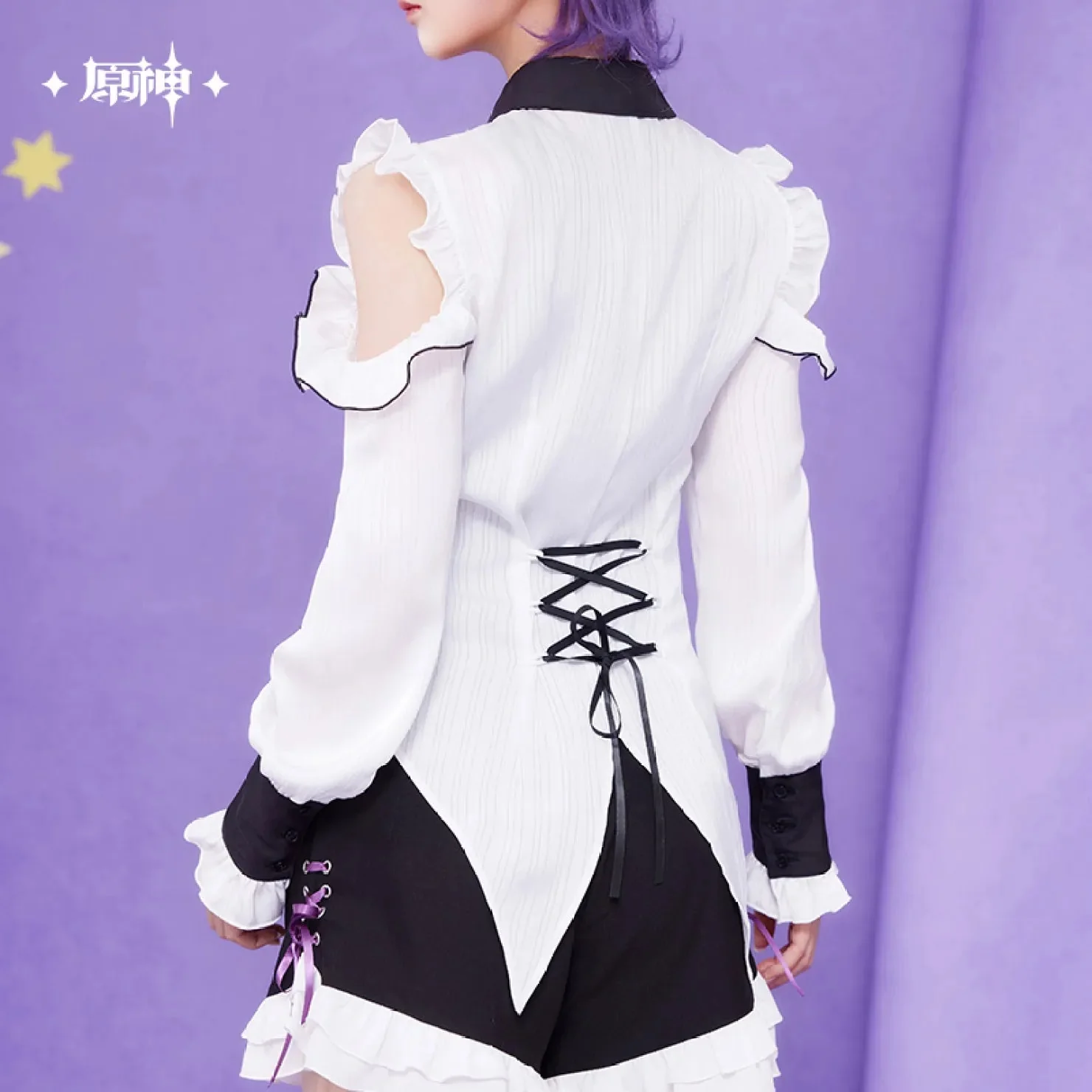 [OFFICIAL] Genshin Impact Durin Impression Series Clothes - Long-sleeved Off-shoulder Shirt - Image 5