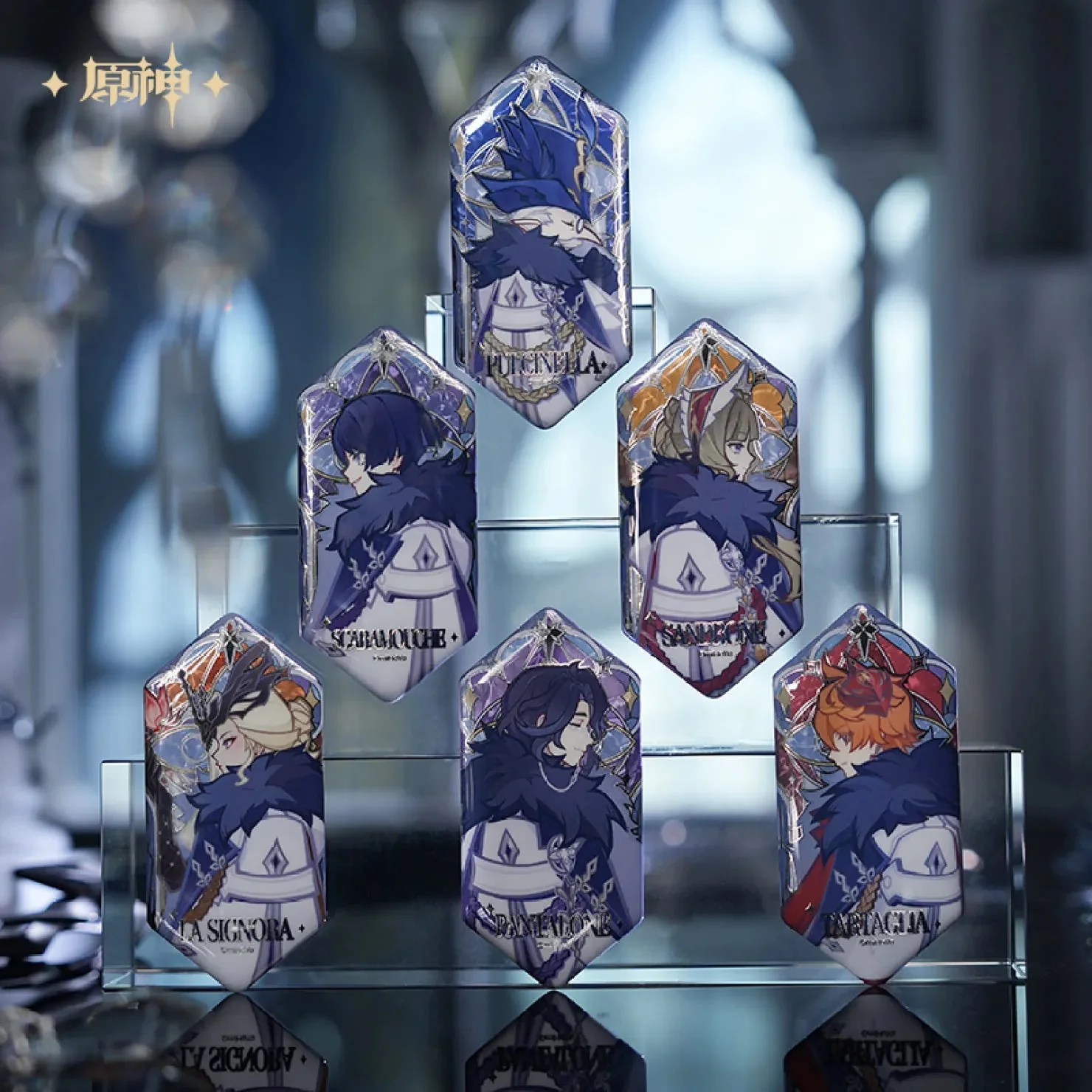[OFFICIAL] Genshin Impact Frost and Flame Fatui Harbinger Impression Badge Blind Box