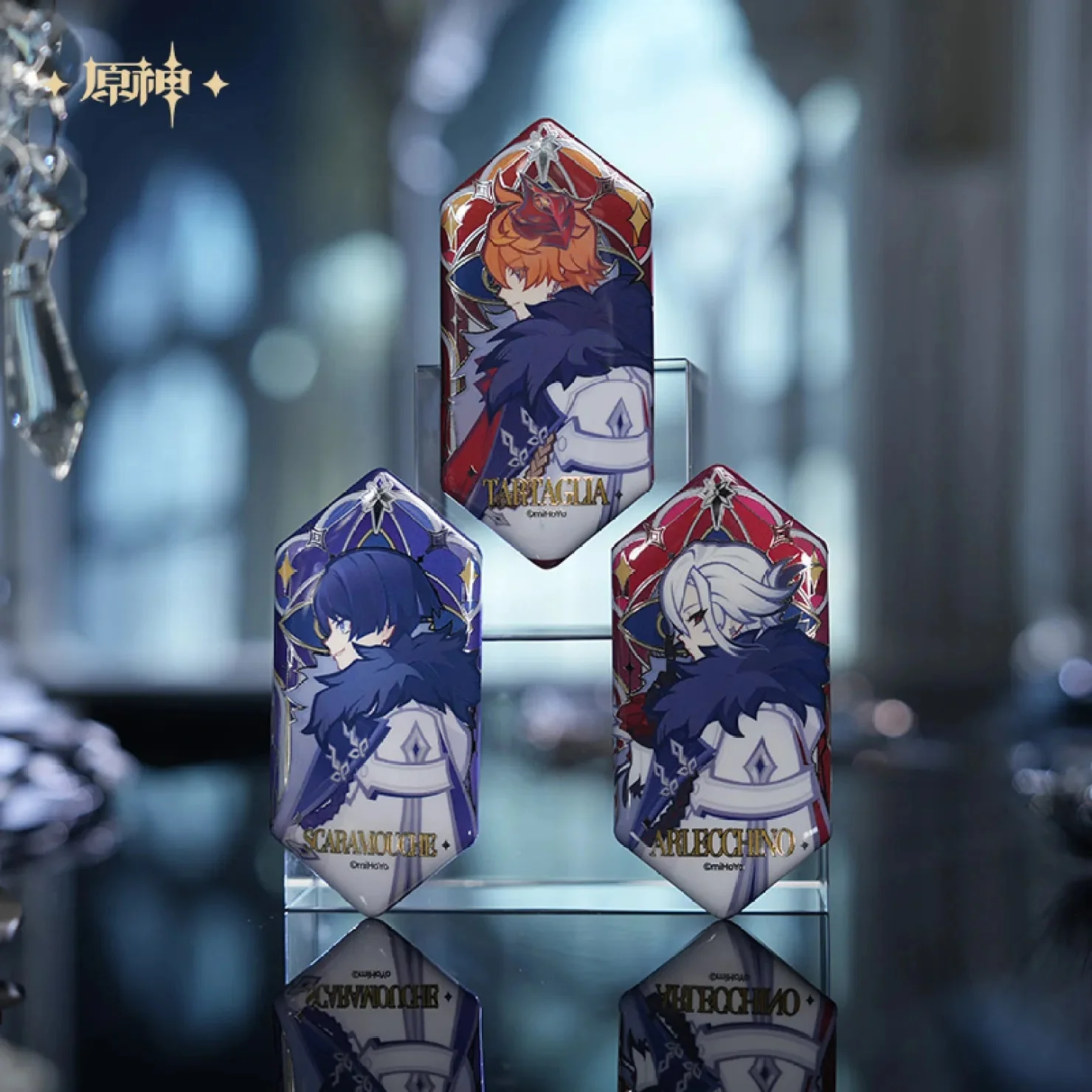 [OFFICIAL] Genshin Impact Frost and Flame Fatui Harbinger Impression Badge Blind Box - Image 3