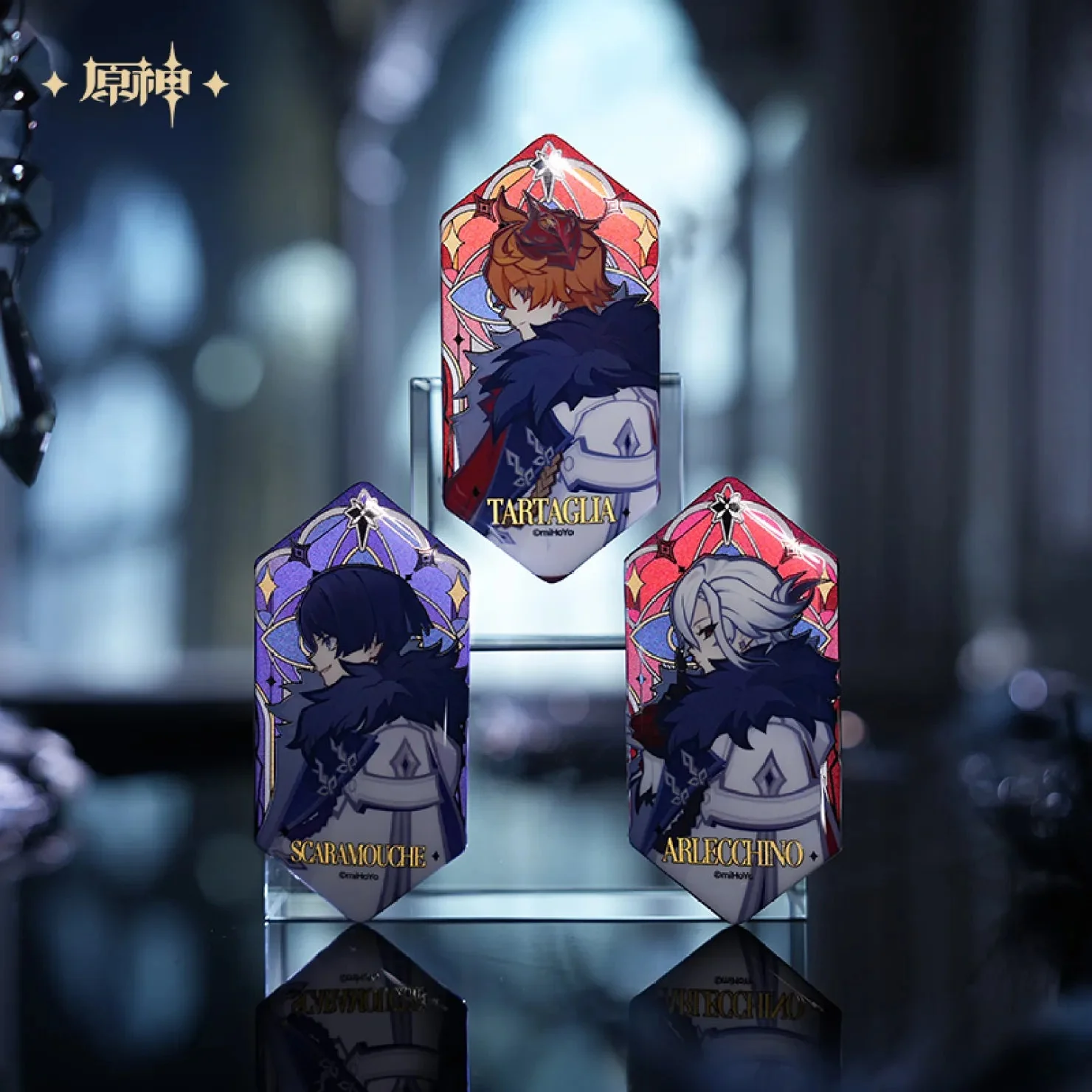 [OFFICIAL] Genshin Impact Frost and Flame Fatui Harbinger Impression Badge Blind Box - Image 4