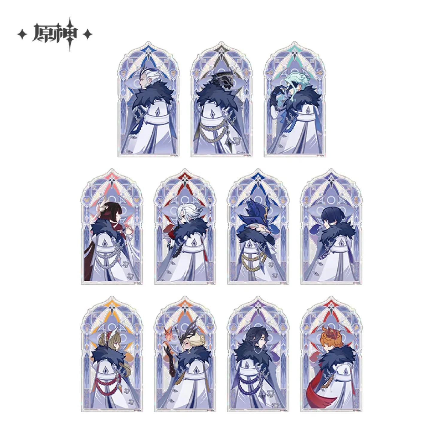 [OFFICIAL] Genshin Impact Frost and Flame Fatui Harbinger Impression Light-Transmitting Acrylic Standee Blind Box - Image 4