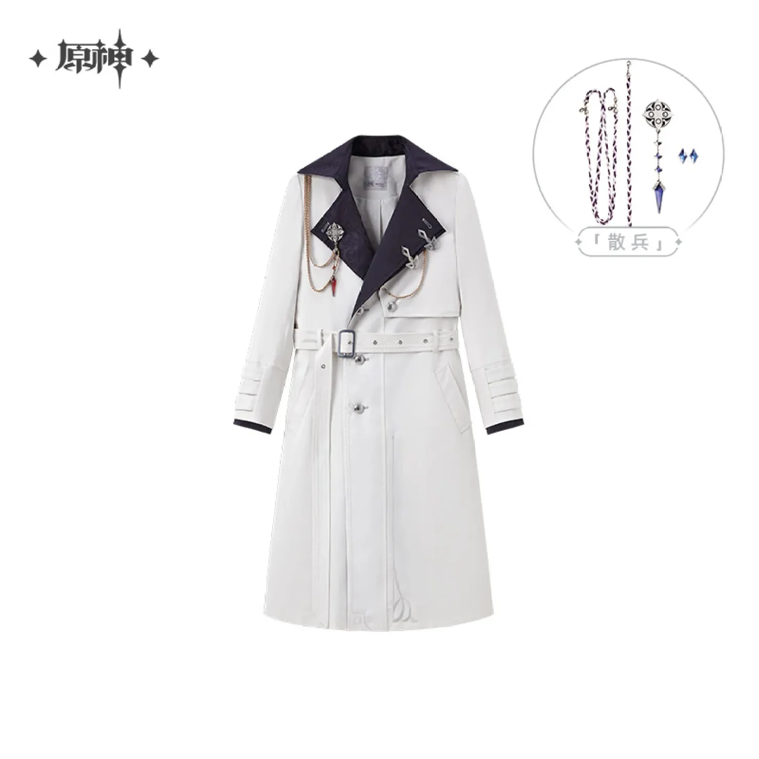 [OFFICIAL] Genshin Impact Frost and Flame Fatui Harbinger Impression Long Coat - Image 16