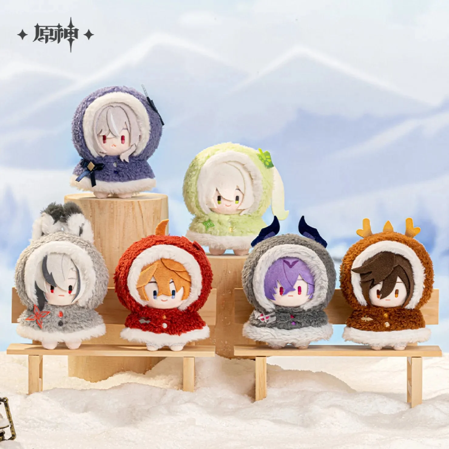 [OFFICIAL] Genshin Impact Fun in The Snow Series Plush Pendant