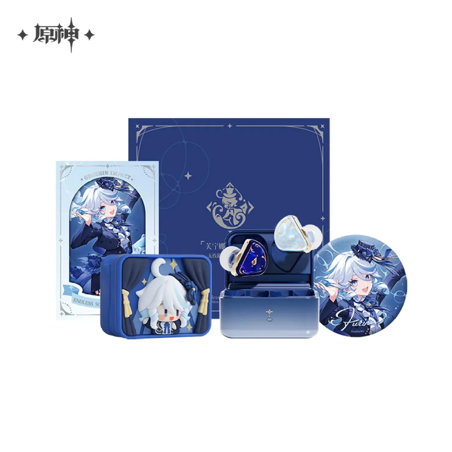 [OFFICIAL] Genshin Impact Furina Endless Solo of Solitude Bluetooth Earphones Gift Box - Image 6