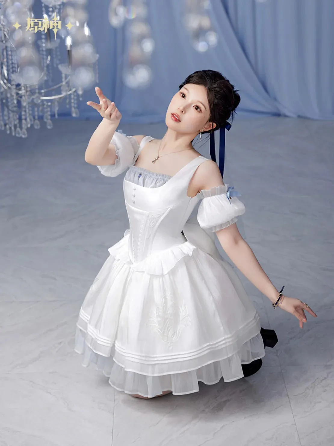 [OFFICIAL] Genshin Impact Furina Impression Series - Fishbone Strap Dress - Image 4